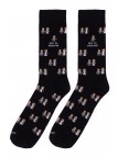 Socksandco sokken met groom design en I'm the best man detail in het zwart
