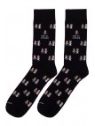 calcetines socksandco con diseño novios y detalle soy el cuñado en color negro