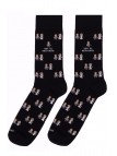 Socksandco Socken mit Boyfriend Design und Detail Ich bin der Bruder in Schwarz