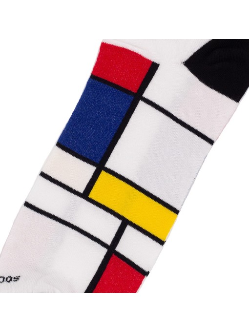 Chaussette Socksandco invisibles Mondrian