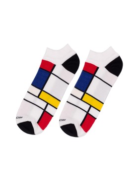 Socksandco Mondrian Unsichtbare Socke