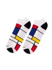 Socksandco Sock no-show Mondrian