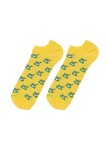 Chaussettes Socksandco Yellow Frog invisibles Chaussettes