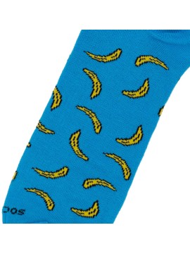 Socksandco Onzichtbare Sok Turquoise Bananen