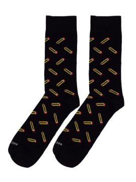 Socks mid-calf pencils made in Spain with combed cotton Socksandco brand
