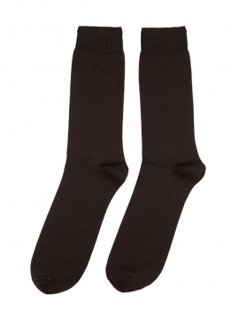 Braune Socke aus Schottland-Garn