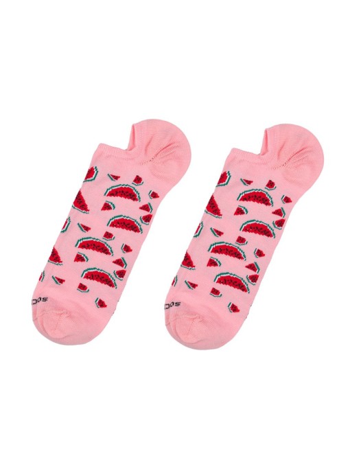 INVISIBLE SOCKS WATERMELONS PINK